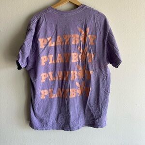 Playboy Violet Tee with Subtle Logo